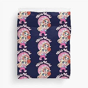 Mackenzie Turner Girls World Duvet Cover
