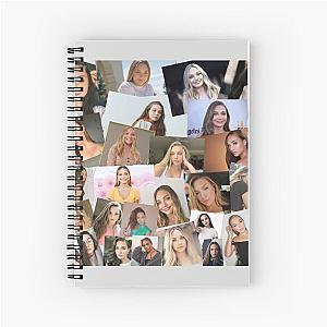 Maddie Ziegler Photo Collage Spiral Notebook