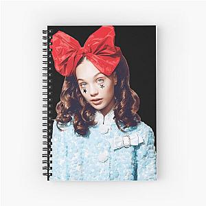 Red bow Maddie Ziegler Spiral Notebook