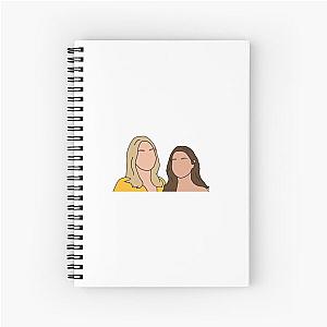 Kenzie and Maddie Ziegler Spiral Notebook