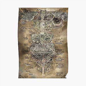 Made in Abyss - The Abyss Map Poster RB0307