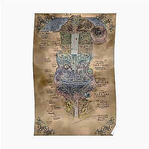 Made In Abyss Map Poster RB0307