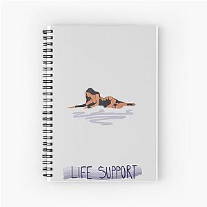 madison beer life support with words Spiral Notebook