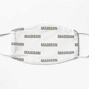 Madison name leopard pattern my name is Madison gift birthday holiday anniversary Essential Inspiration Joy Mood Funny Flat Mask