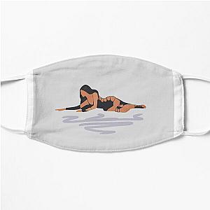 madison beer life support with words Flat Mask