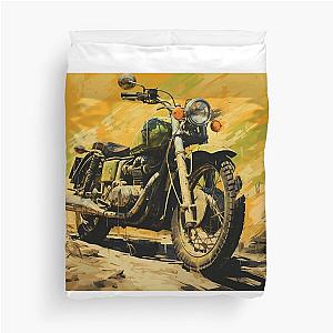 Mad Max style motorcycle Duvet Cover