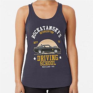 Gifts For Women Mad Max Rocktanskys Driving School Racerback Tank Top