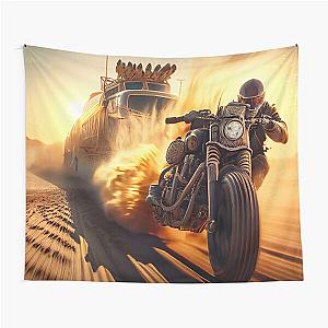 Mad Max Post-Apocalyptic race Tapestry