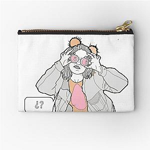 funny face cute mad max girl Zipper Pouch