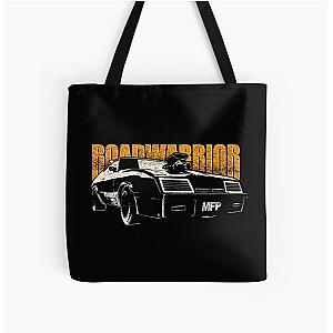Mad Max Inspired Roadwarrior "Wasted Edition" - White orange All Over Print Tote Bag
