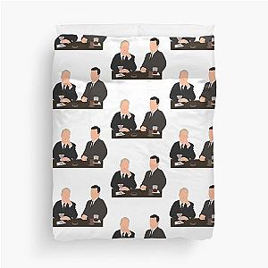 Mad men Don Draper  and Roger Sterling bar Duvet Cover