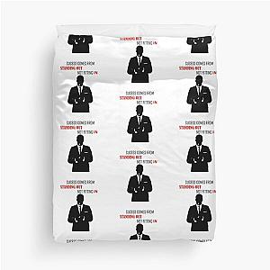 Mad men Don Draper Success comes from standing out Duvet Cover