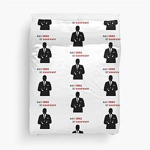 Copia de Mad men Don Draper Success comes from standing out Duvet Cover