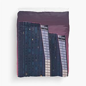 Mad Men Skyscraper Sunset Duvet Cover