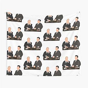 Mad men Don Draper  and Roger Sterling bar Tapestry