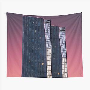 Mad Men Skyscraper Sunset Tapestry