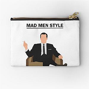 Mad men style Don Draper style Zipper Pouch