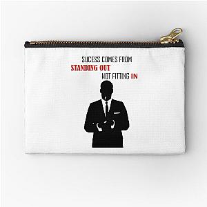 Mad men Don Draper Success comes from standing out Zipper Pouch