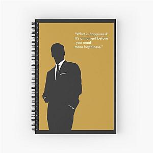 Don Draper Mad Men Spiral Notebook