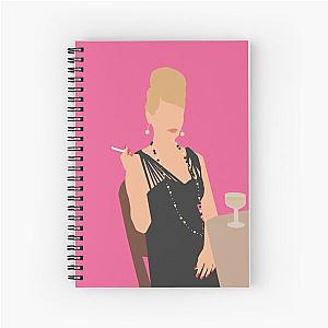 Betty Draper Mad Men Spiral Notebook