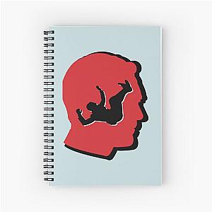 Silhouette Art Mad Men   Spiral Notebook