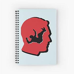 Silhouette Art Mad Men   Spiral Notebook