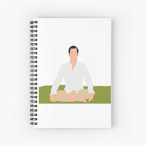 Mad men style Don Draper meditation Spiral Notebook