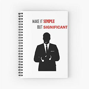 Copia de Mad men Don Draper Success comes from standing out Spiral Notebook