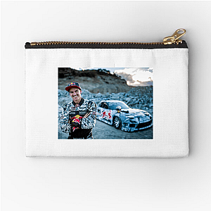 New Zealand Speed Icon Mad Mike Whiddett Zipper Pouches