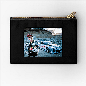 New Zealand Speed Icon Mad Mike Whiddett Zipper Pouches