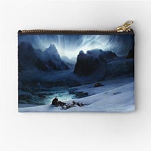 Magdalena Bay by François-Auguste Biard - Old Masters Prints Zipper Pouch