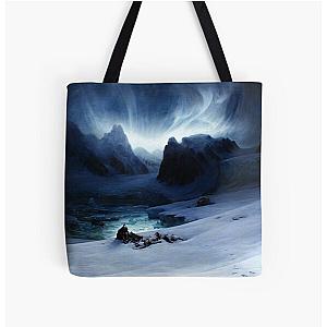 Magdalena Bay by François-Auguste Biard - Old Masters Prints All Over Print Tote Bag