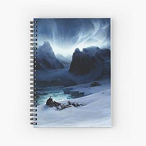 Magdalena Bay by François-Auguste Biard - Old Masters Prints Spiral Notebook