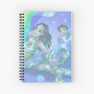 Magdalena Bay Trippy Anime Album Cover Spiral Notebook