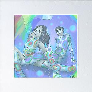 Magdalena Bay Trippy Anime Album Cover Poster