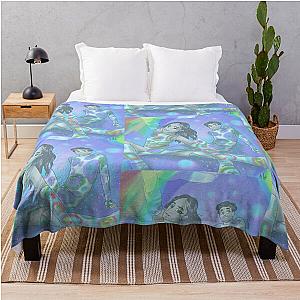 Magdalena Bay Trippy Anime Album Cover Throw Blanket