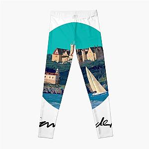 The Magdalena Palace, Santander, Green Fund Leggings