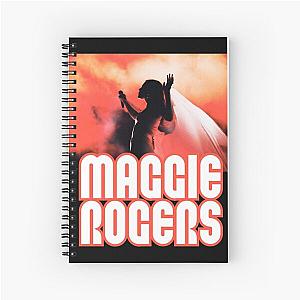 Maggie Rogers Orange Spiral Notebook