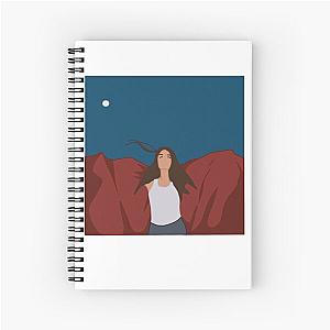 Maggie Rogers Line Drawing Spiral Notebook