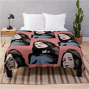 Maggie Rogers pop art Throw Blanket