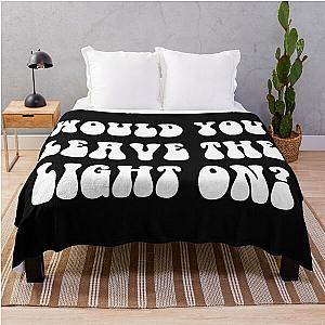 Would you leave the light on? Maggie Rogers Throw Blanket