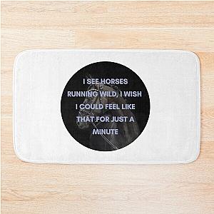 Maggie Rogers  Horses Bath Mat