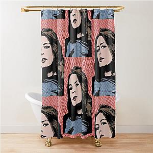 Maggie Rogers pop art Shower Curtain