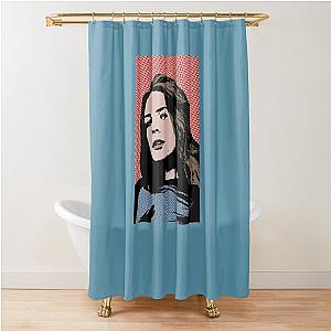 maggie rogers style pop art Shower Curtain