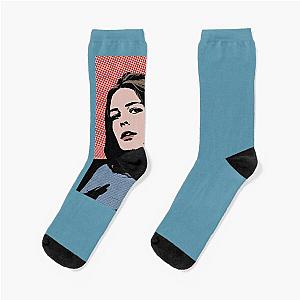 maggie rogers style pop art Socks