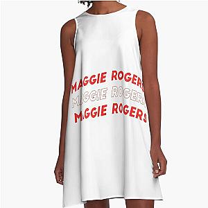 Maggie Rogers 'Heard it in a Past Life' Sticker A-Line Dress