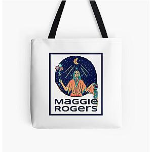 Maggie Rogers Art - Heard It In A Past Life - Moon Witch Rocker All Over Print Tote Bag