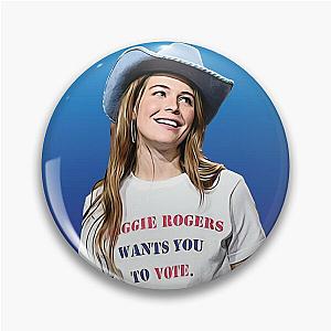 Maggie Rogers Stamp- Vote Pin