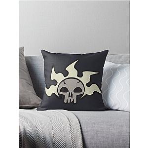 Magic the Gathering Black White Mana Symbol Throw Pillow