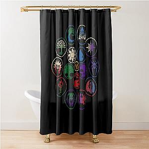 Magic Christmas Gathering - Ugly Sweater Shower Curtain